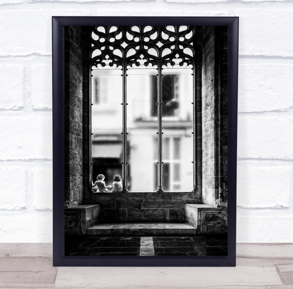 Children Valencia Palace Window Glass Market Wall Art Print