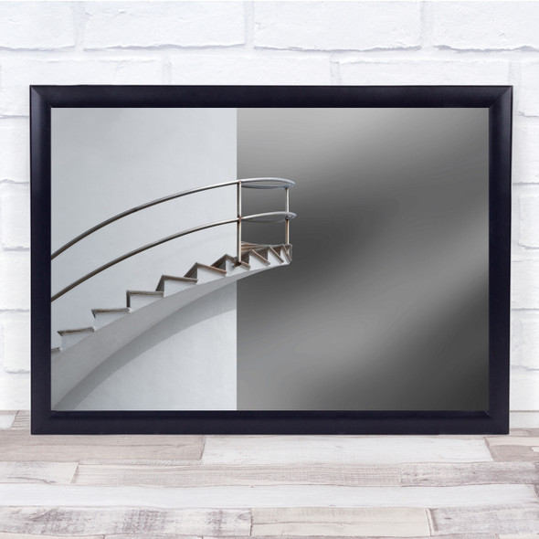 Staircase Industrial Abstract Architecture Wall Art Print