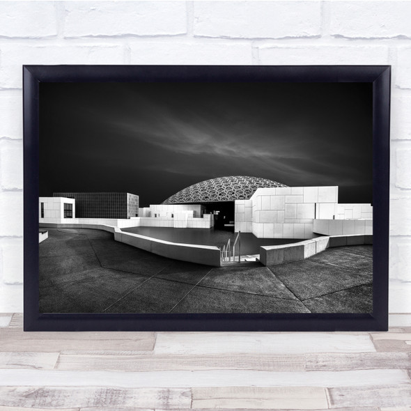 Architecture Black & White Modern Museum Wall Art Print