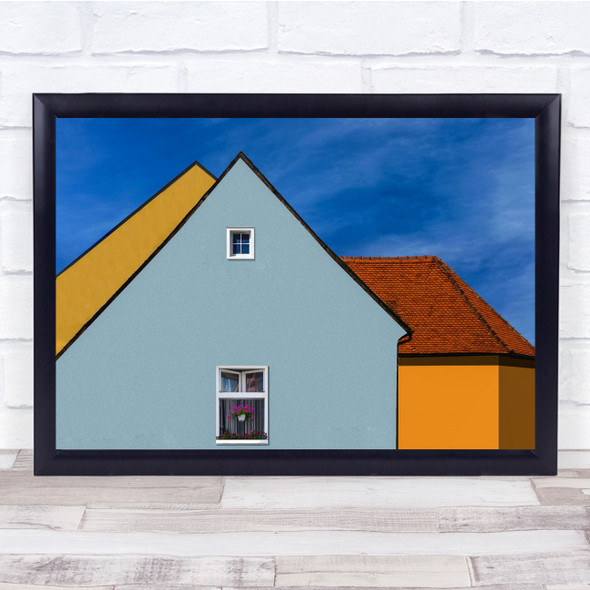 Croatia Creative House Houses Urban City Wall Art Print