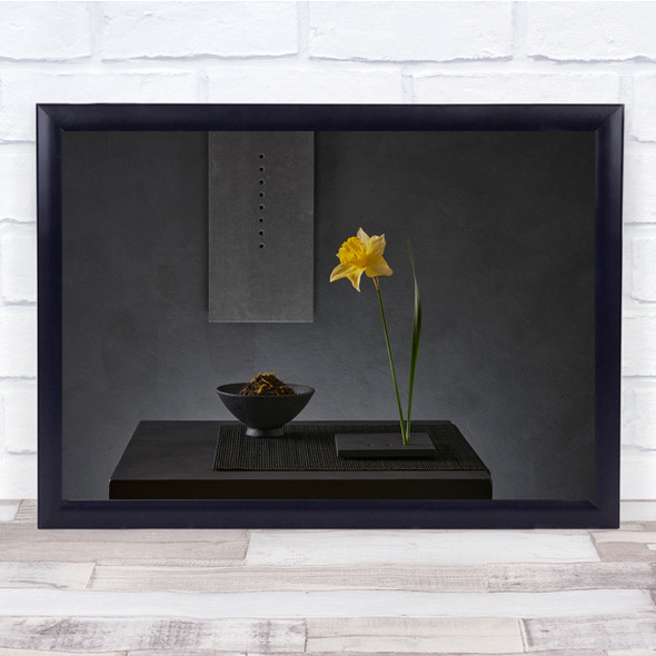 Flower Japan Daffodil minimalistic decor Wall Art Print