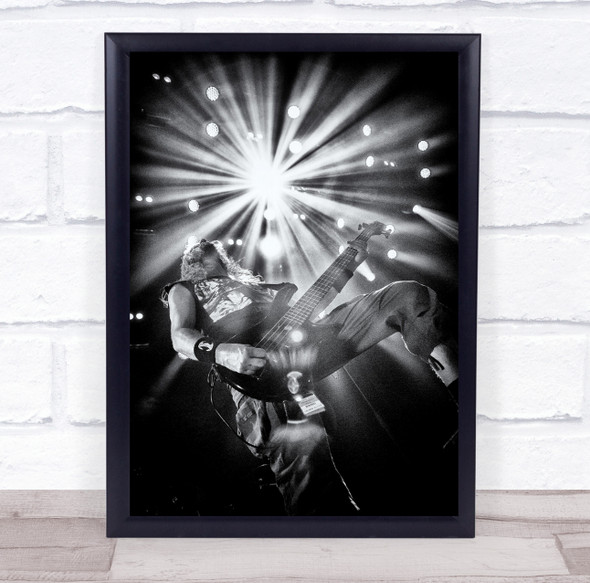 Metal House of metal Concert Lights Star Wall Art Print