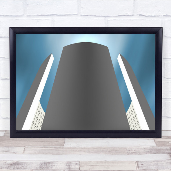 Architecture Abstract Monument Geometry Wall Art Print