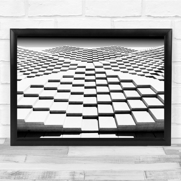 Abstract Lines Graphic Geometry Shapes Wall Art Print