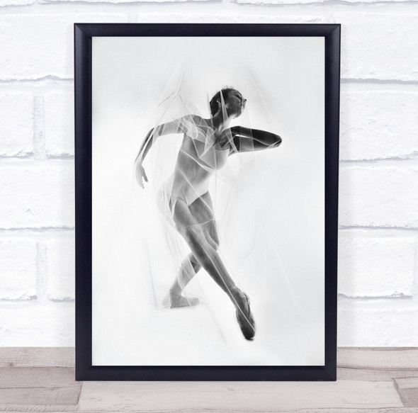 Pacfoto Woman Ballerina Senses The Web Wall Art Print