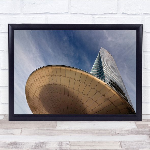 Architecture Disc Space abstract Sky Wall Art Print