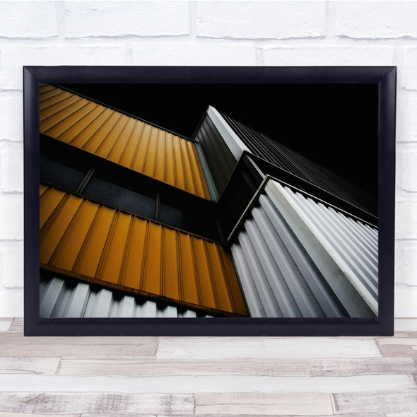 Skyline upshot building architecture Wall Art Print