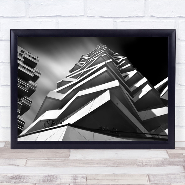 Issy Paris Towers Abstract Patterns Wall Art Print