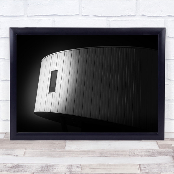 Window Building Architecture Curve Wall Art Print