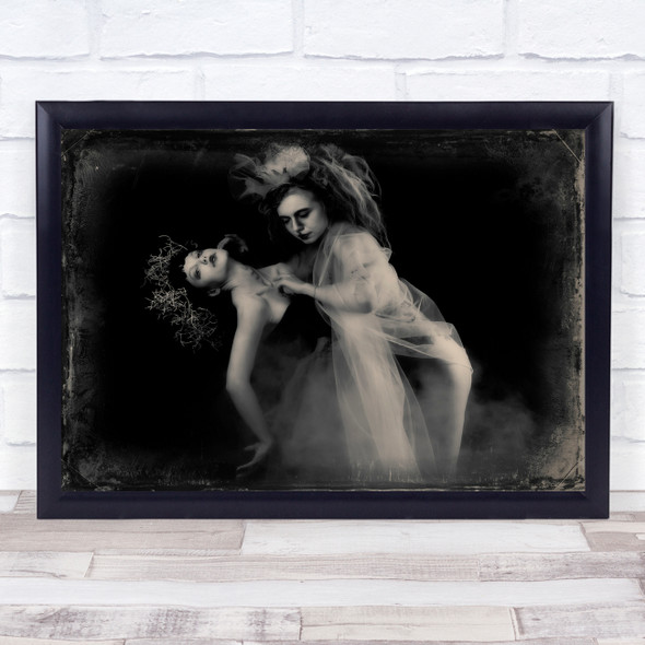 The Two Of Us women dress dancing Wall Art Print