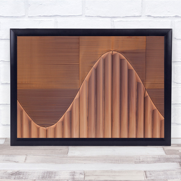 Architecture Abstract Wavelength Wall Art Print