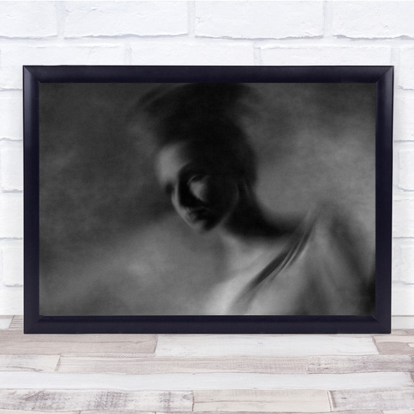 Lorelei Blurred Woman Stare pose Wall Art Print