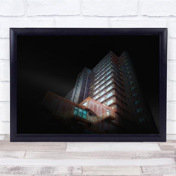 Panoramic Architecture building Wall Art Print