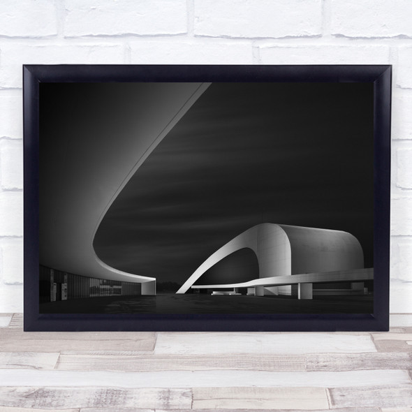 Curved Universe Architecture Wall Art Print