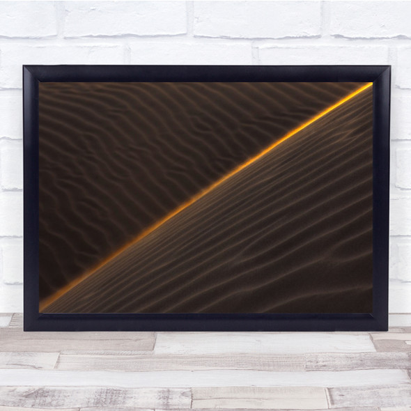 Sand Dunes Desert Heat Wall Art Print