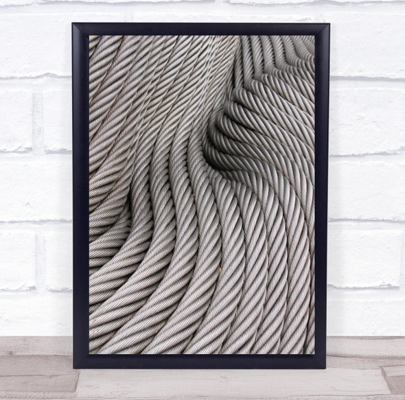 Ropes abstract swirls Wall Art Print