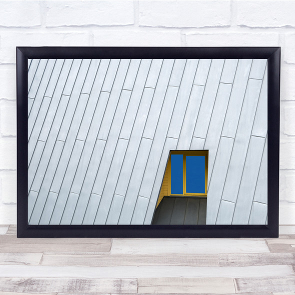 Window roof building Wall Art Print