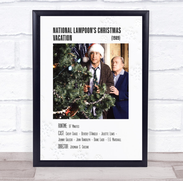National Lampoon's Christmas Vacation Polaroid Movie Film Wall Art Poster Print