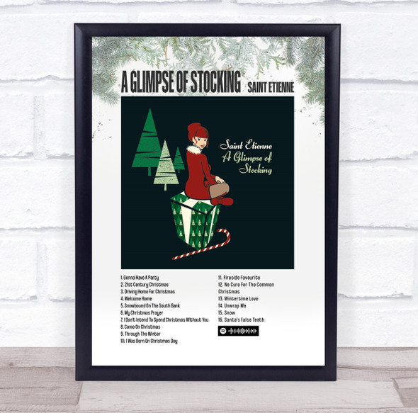 Saint Etienne A Glimpse Of Stocking Music Polaroid Vintage Music Wall Art Poster Print