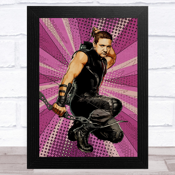 Clint Barton Hawkeye Jeremy Renner Children's Kid's Wall Art Print