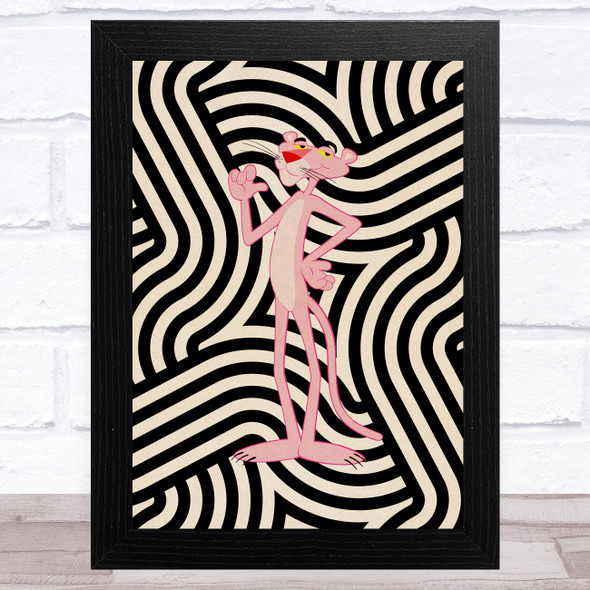 The Pink Panther Retro Children's Kid's Wall Art Print