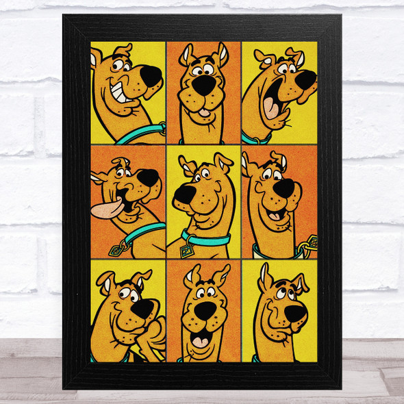 Scooby Doo Retro Children's Kid's Wall Art Print