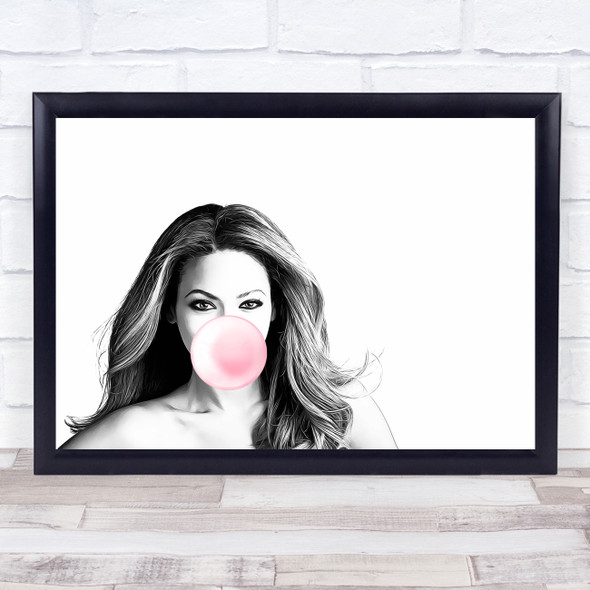 Beyonce Bubblegum Wall Art Print