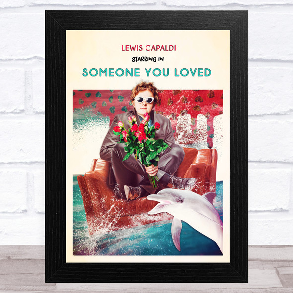 Lewis Capaldi Starring In Someone You Loved Vintage Celeb Wall Art Print