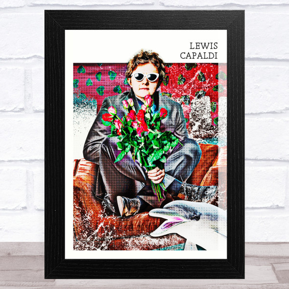 Lewis Capaldi Pop Art Celeb Wall Art Print