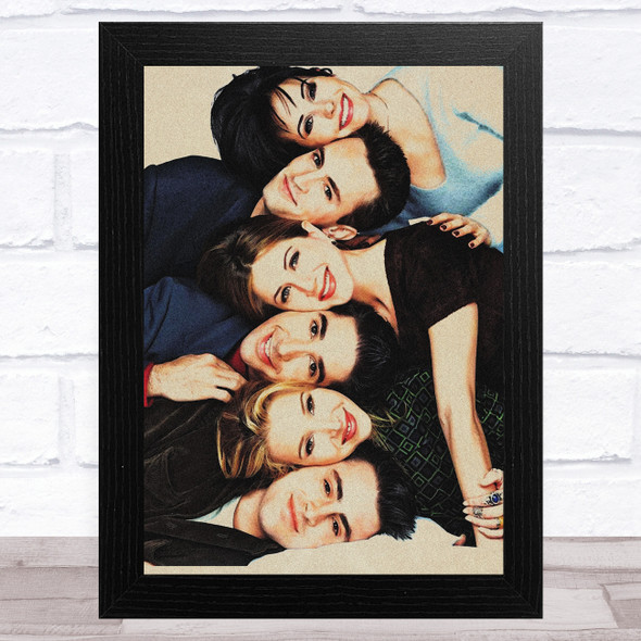 Friends Tv Show Celeb Wall Art Print