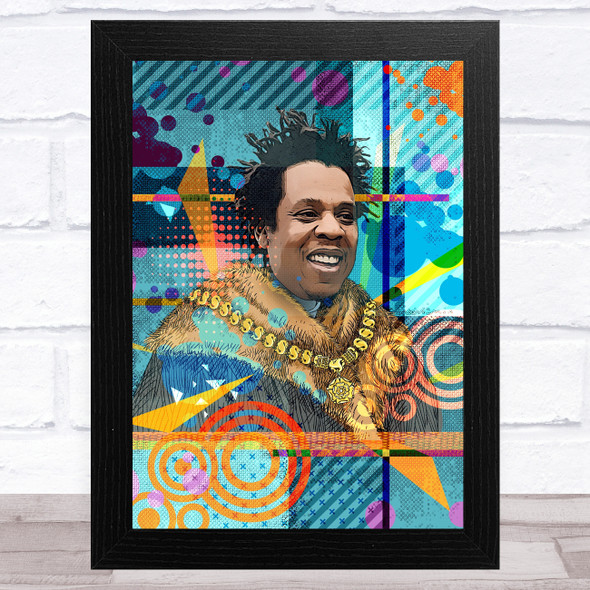 Jay Z Iconic Celeb Wall Art Print