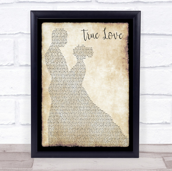 Bing Crosby & Grace Kelly True Love Man Lady Dancing Song Lyric Quote Print