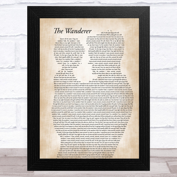 Dion DiMucci The Wanderer Father & Child Song Lyric Music Art Print