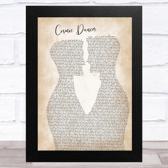 T. Rex Cosmic dancer Two Men Gay Couple Wedding Song Lyric Music Art Print