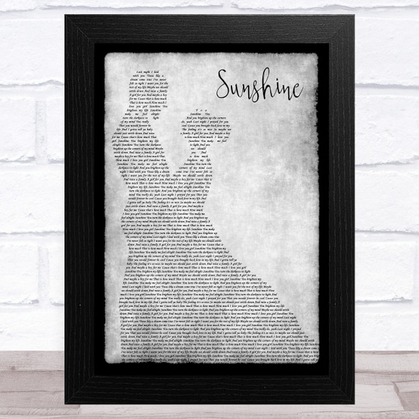 Babyface Sunshine Grey Man Lady Dancing Song Lyric Music Art Print