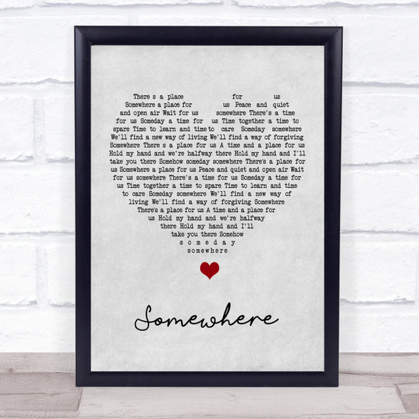 Tom Waits Somewhere Grey Heart Song Lyric Quote Music Print