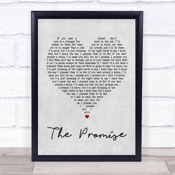Sturgill Simpson The Promise Grey Heart Song Lyric Quote Print