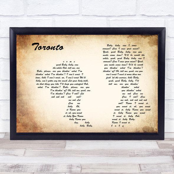 Snoh Aalegra Toronto Man Lady Couple Song Lyric Music Art Print