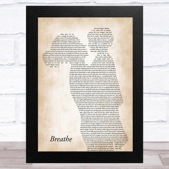 James Arthur Breathe Mother & Child Song Lyric Music Art Print