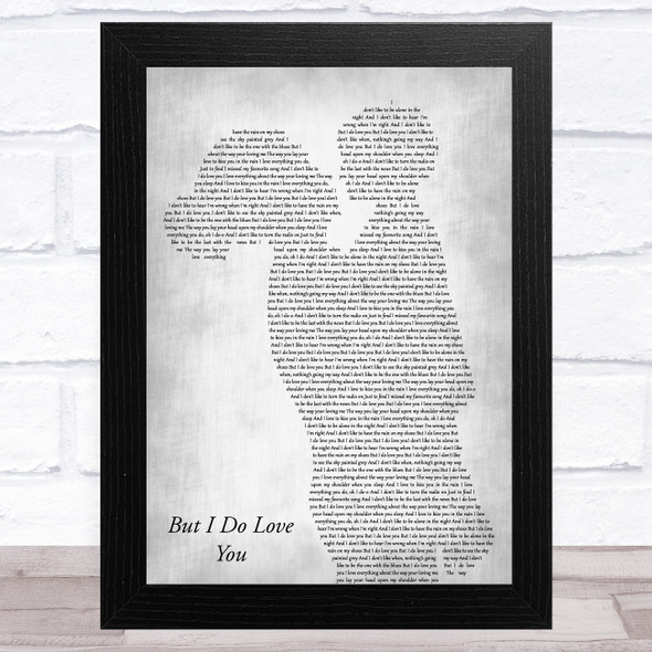 LeAnn Rimes But I Do Love You Mother & Child Grey Song Lyric Music Art Print