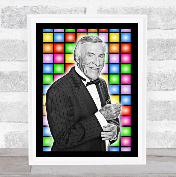 Bruce Forsyth Retro Square Pop Art Wall Art Print