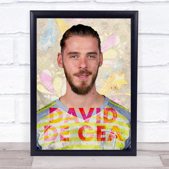 David De Gea Light colors Stars Wall Art Print