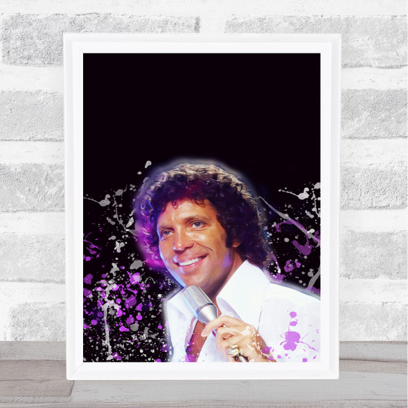 Tom Jones Splatter Art Wall Art Print