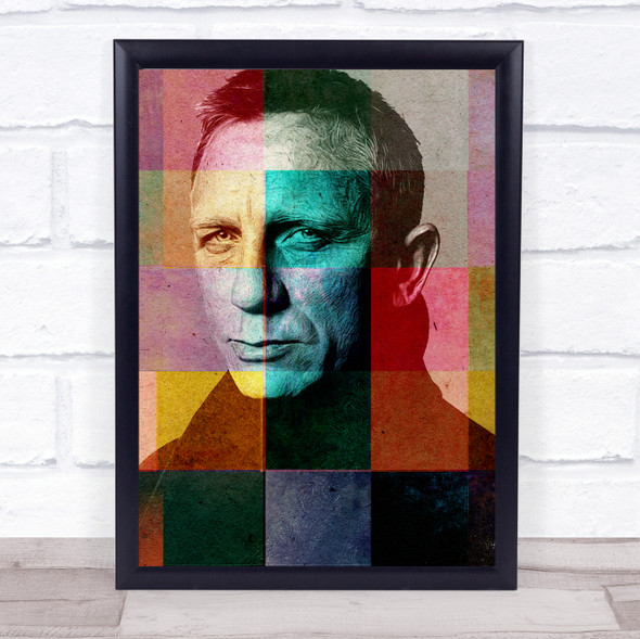 Daniel Craig Pop Art Wall Art Print