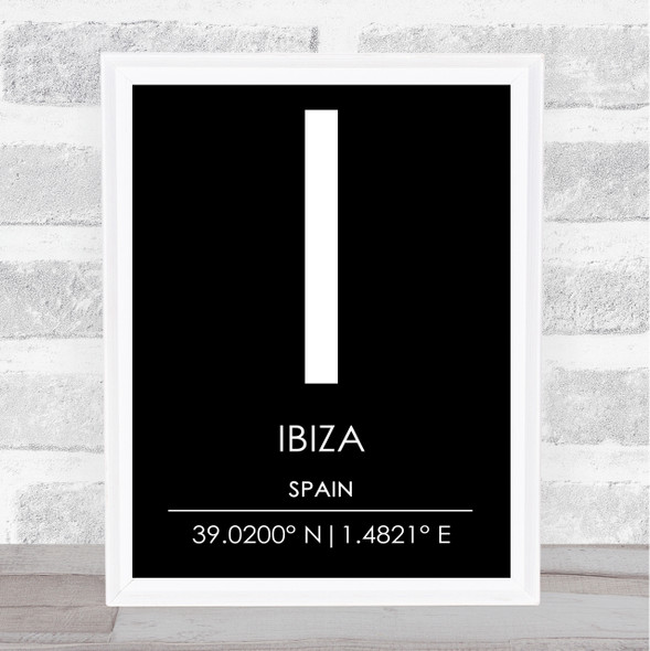 Ibiza Spain Wall Art Print