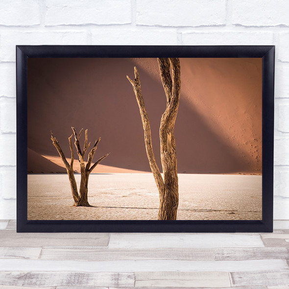 Deadvlei Sossusvlei Tree Namibia Desert Trees Withered Wall Art Print