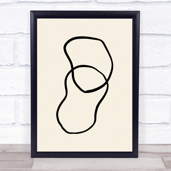 Shape 02 Shapes Graphic Abstract Simple Simplicity Minimal Lines Wall Art Print