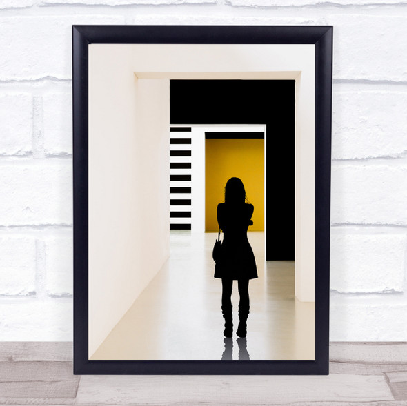 Arm crossed Abstract Deichtorhallen Indoor Walls Woman Wall Art Print