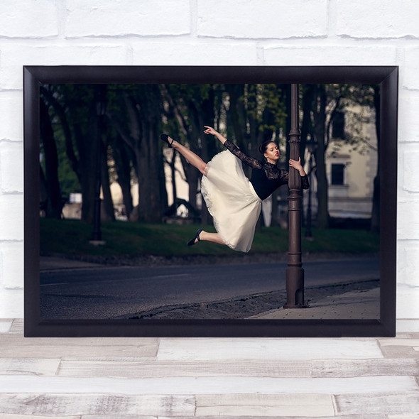 Dance Ballet Passion Model Sobota Slovakia Action Ballerina Dancer Art Print