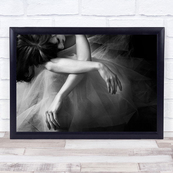 Dance Dancer Dancing Ballet Ballerina Skirt Hands Wall Art Print